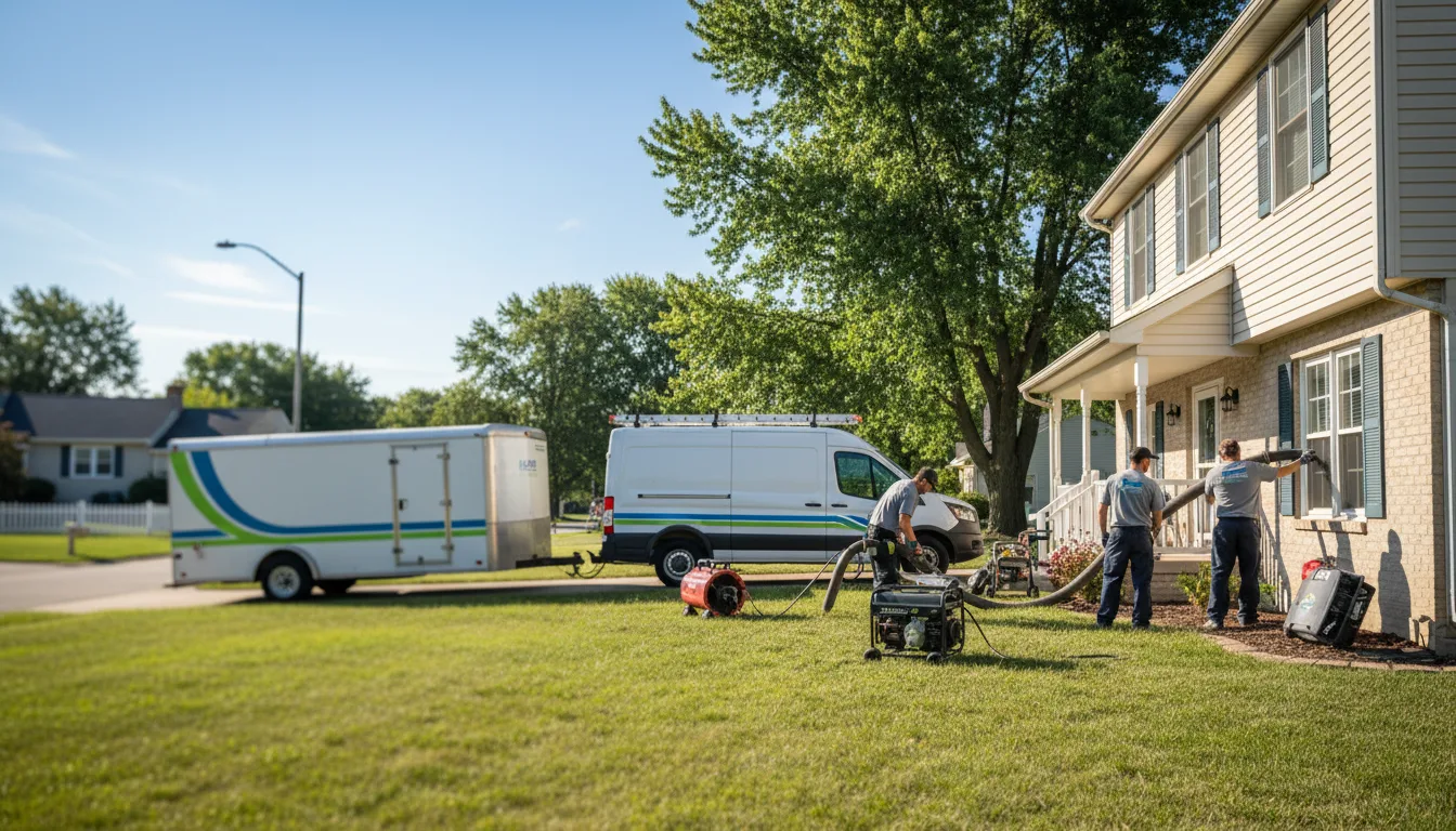 Flooded Basement Restoration And Cleanup With Repair in Emmet, AR near me